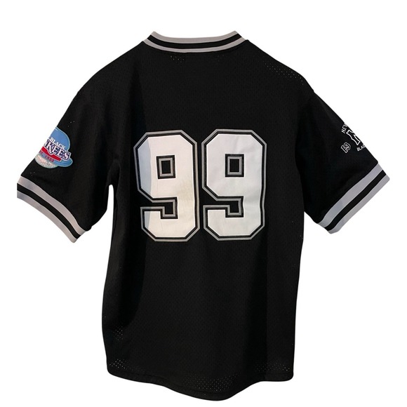 Vtg Headgear Classics NY Black Yankees Negro League Jersey 1944 #99 Stitched M - Picture 5 of 16